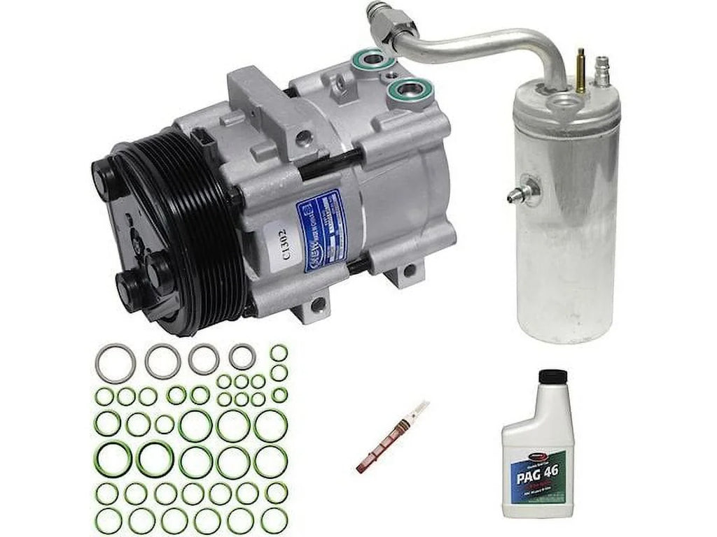 A/C Compressor Kit - Compatible With 1999 - 2001, 2003 - 2007 Ford F250 Super Duty 2000 2004 2005 2006