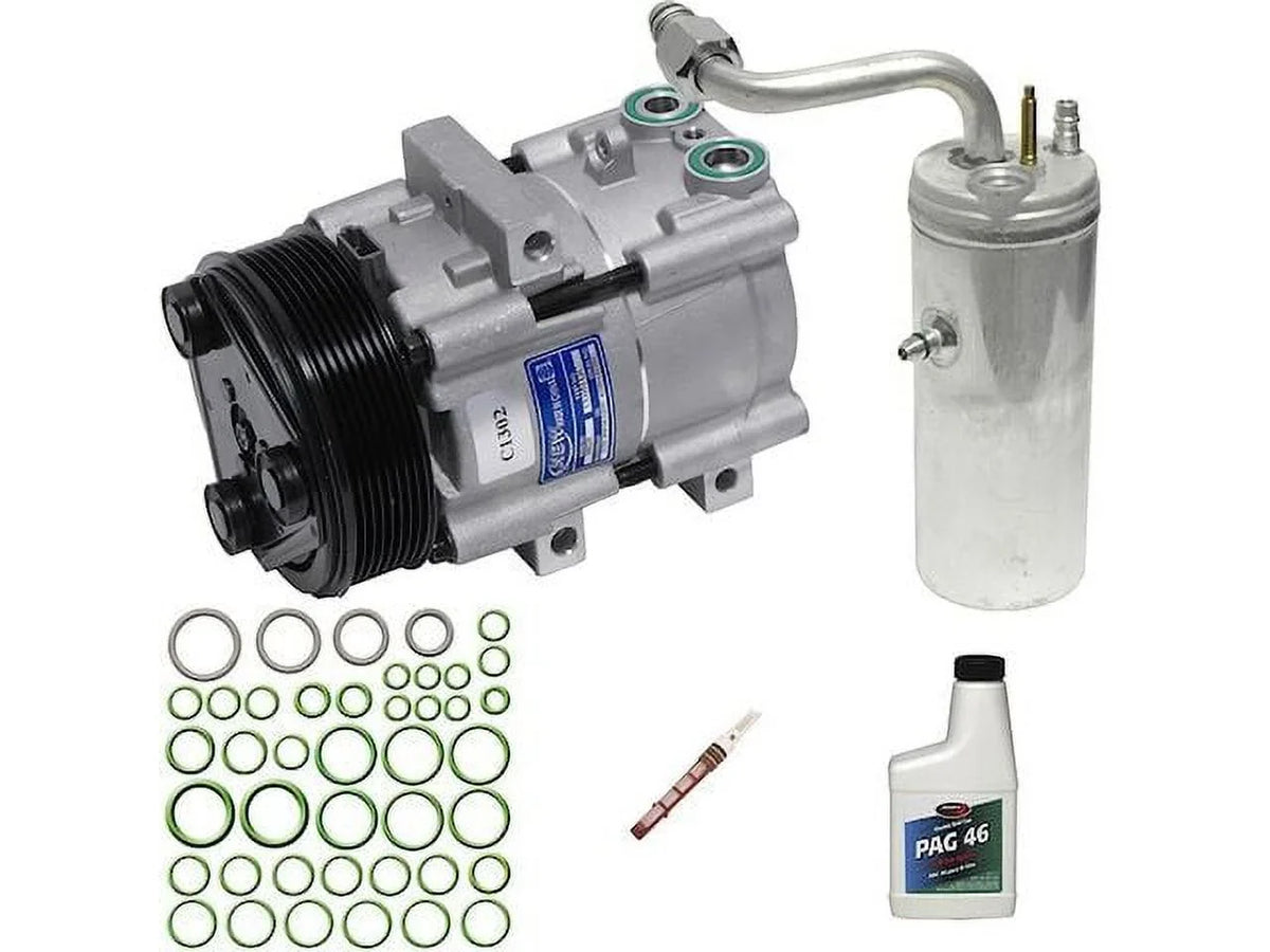 A/C Compressor Kit - Compatible With 1999 - 2001, 2003 - 2007 Ford F250 Super Duty 2000 2004 2005 2006