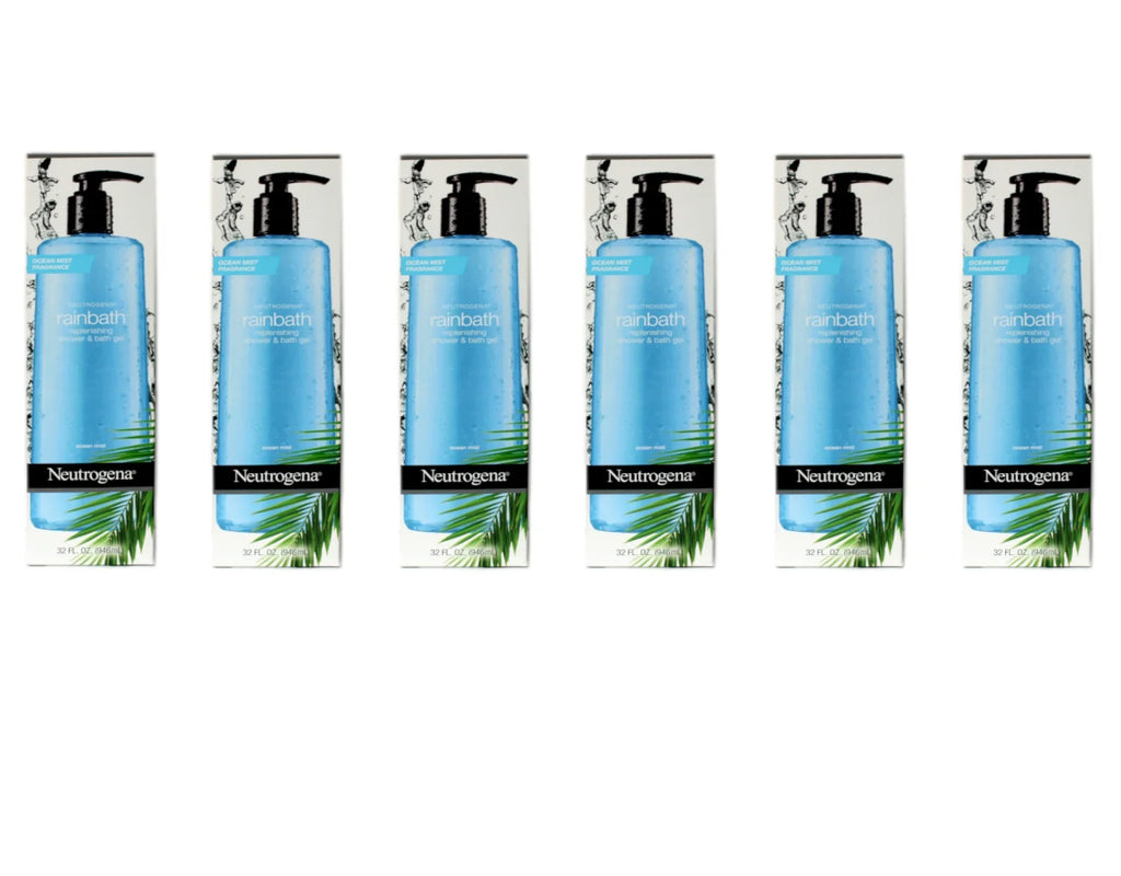 Gel Mist, Ocean Pack oz, Bath And Neutrogena Replenishing Rainbath Shower 6 32