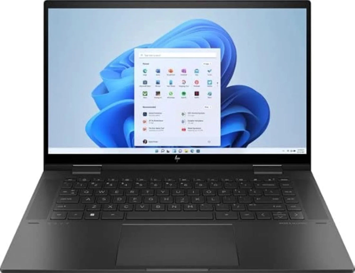 '- AMD 15.6" x360 Laptop - Memory - - Touch-Screen SSD Nightfall Envy Ryzen HP 2-in-1 5-8GB Black 256GB