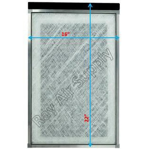 with Pack) Cleaner SUPPLY 16x22 (3 Air Pads Compatible WHITE Replacement Filter RAYAIR MicroPower Guard