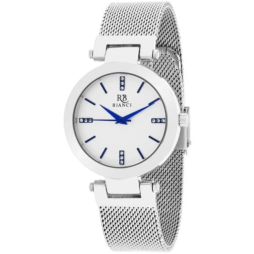 Women's Dial Silver Roberto Watch Cristallo - Bianci RB0400