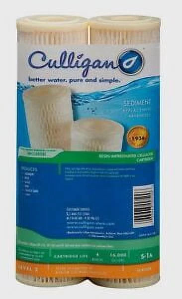 20 S-1A REPLACEMENT MICRON BASIC CARTRIDGES SEDIMENT CULLIGAN 2PK liquid FILTER