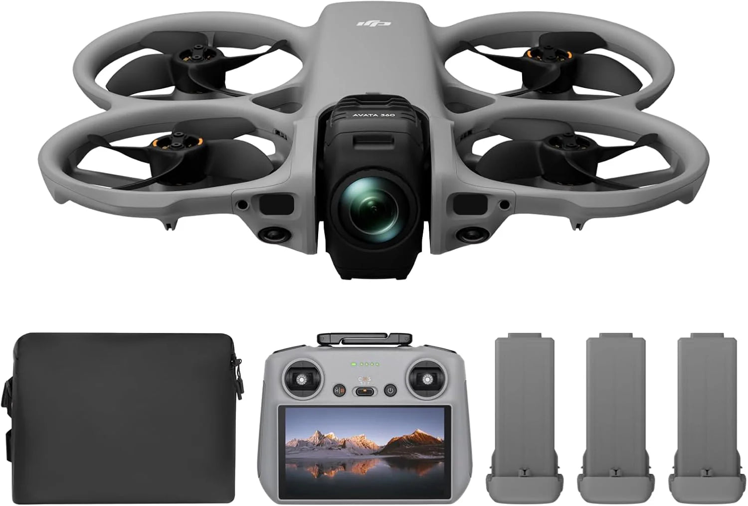 Dji Avata 360 Fly More Combo (Rc 2), Dron 360° Z Obrazowaniem 8K 360° Klasy 1-Calowej Do Fpv I Filmowania Z Powietrza, Dron Z Kamerą 360° I Osłoną Śmi