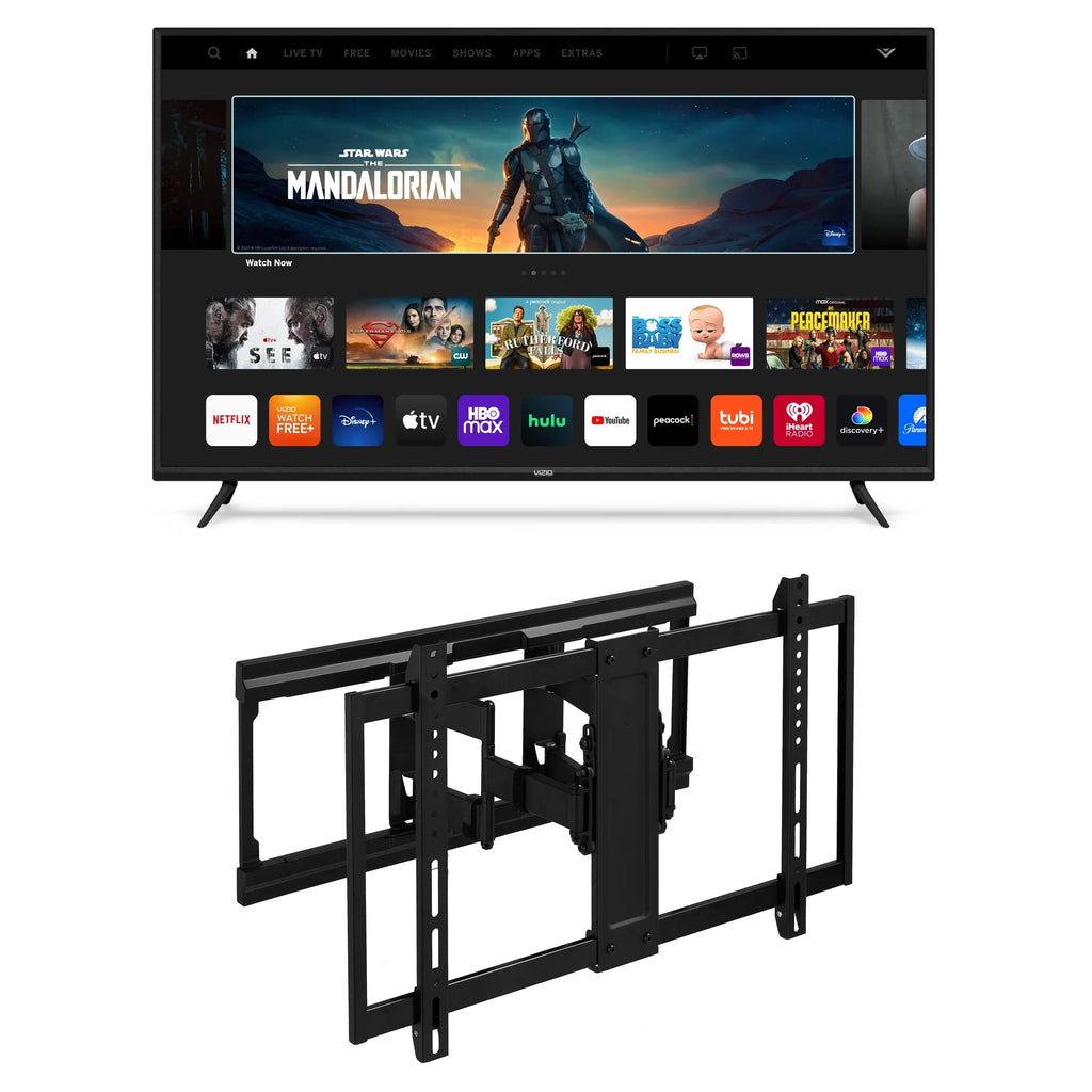 V655-J Wall Full onn. Mount, 65" VIZIO TV Ultra-Slim Motion TV a 4K with 50"-86"