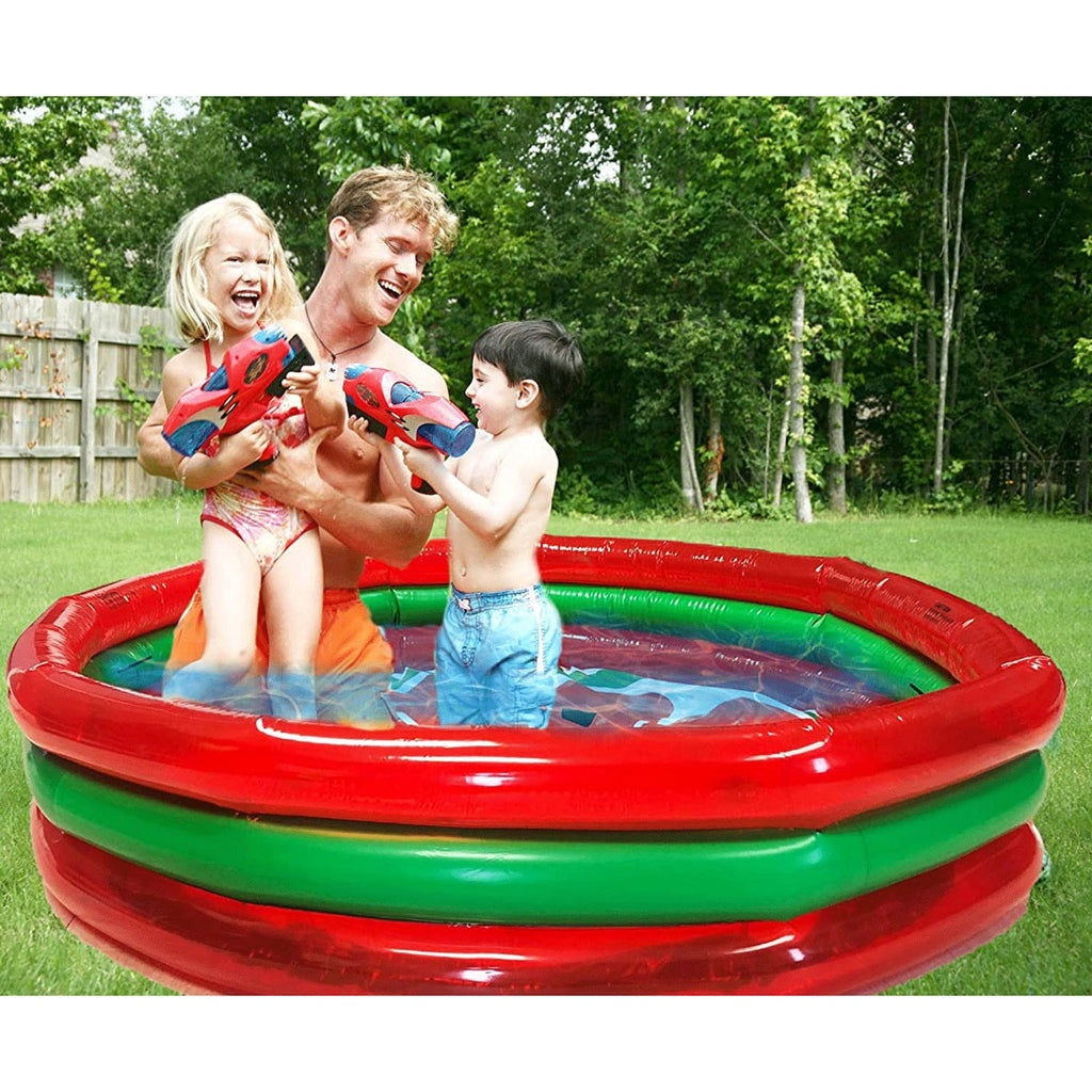 53 3 Hoovy Set Inflatable Inch 59 Swimming Gallon Pool Kiddie Ring Watermelon