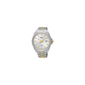 Seiko Men'S Silver Dial Stainless Steel Watch With Date
