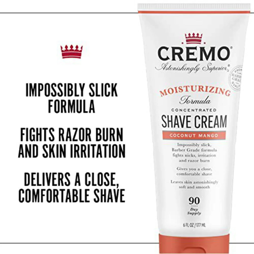 Superior 6 (Pack Moisturizing Astonishingly Ultra-Slick Fights Oz 2) of Razor Mango and Fl Burn, for Nicks, Cream, Shave Cremo Coconut Cuts Cream Shaving Women