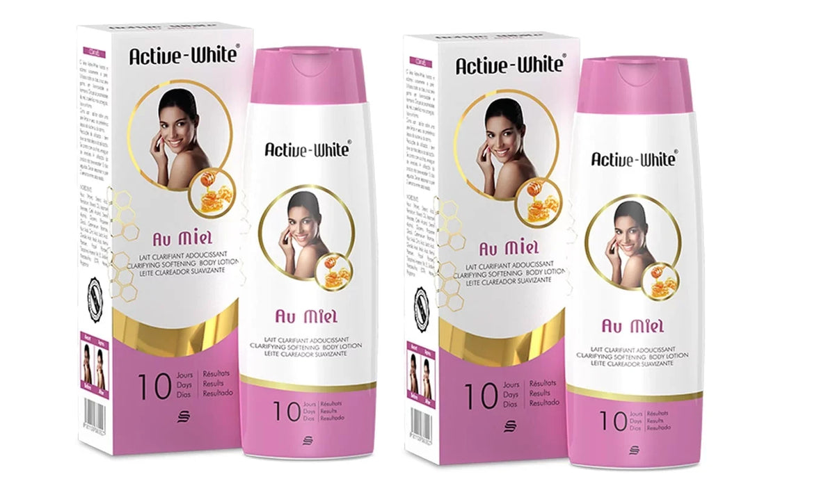 ACTIVE LOTION LOT SOFTENING BODY OF 250.ML WHITE CLARIFYING HONEY 2. WITH