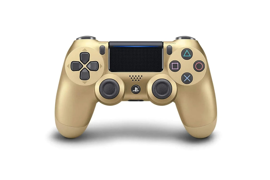 '- Bundle PlayStation Wireless - Like 4 AXTION New Controller BOLT Gold DualShock With Blue Earbuds