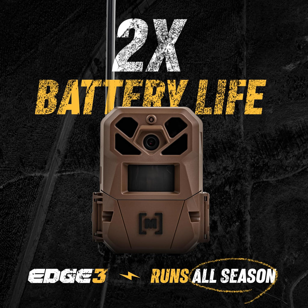 Moultrie Edge 3 Cellular Trail Camera - 2-Pack, 40MP, 0.5s Trigger