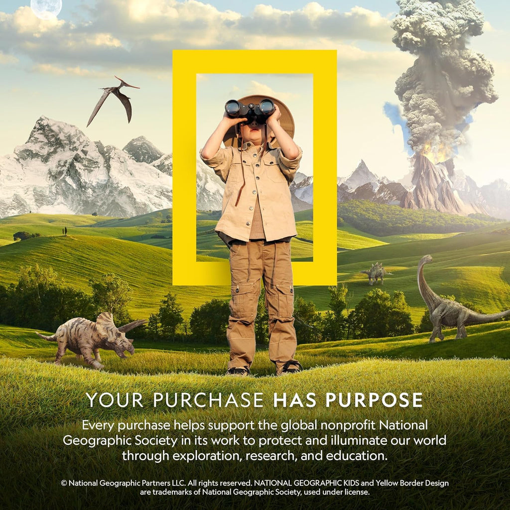 National Geographic Dual LED Microscope Science Kit for Kids Ages 8-12