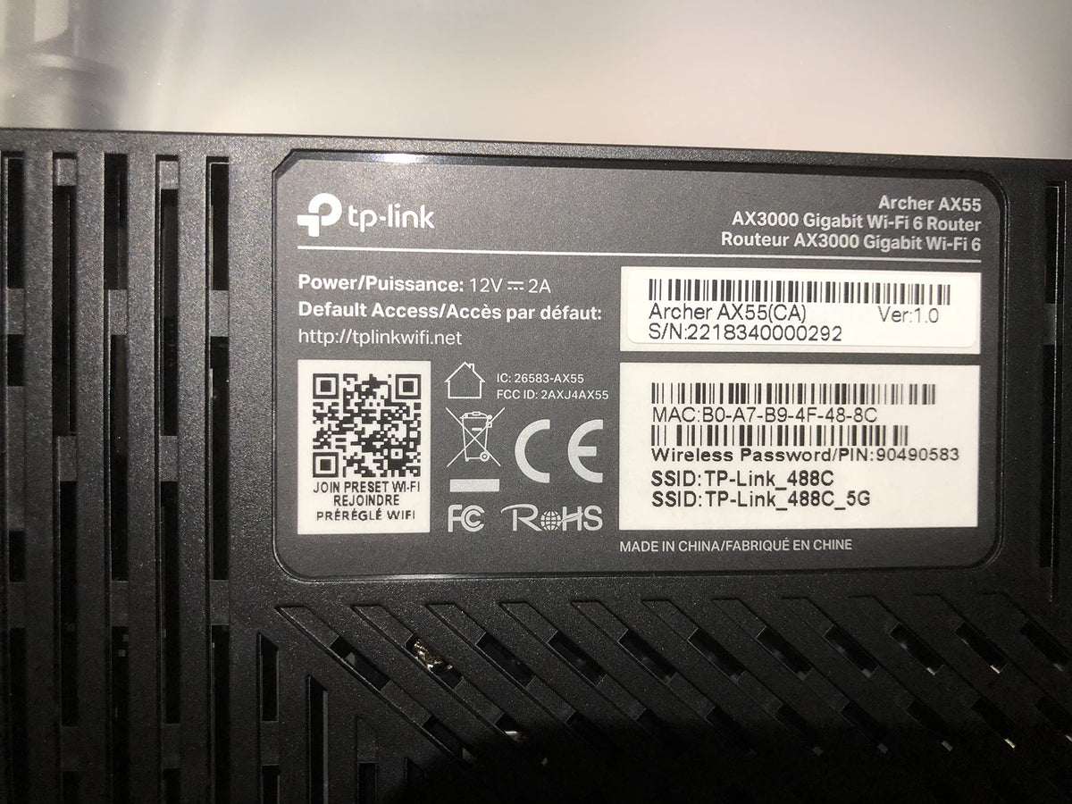 TP-Link AX5400 WiFi 6 Router (Archer AX73)