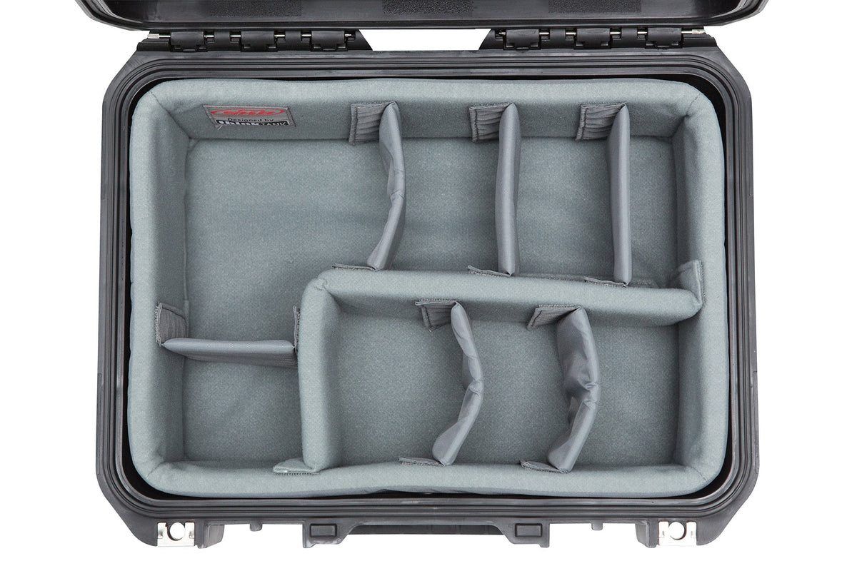 SKB Cases iSeries 1309-6 Case with Think Tank Dividers & Lid Organizer, Black (3i-1309-6DL)