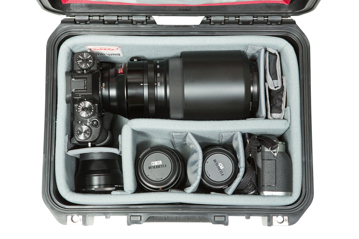 SKB Cases iSeries 1309-6 Case with Think Tank Dividers & Lid Organizer, Black (3i-1309-6DL)