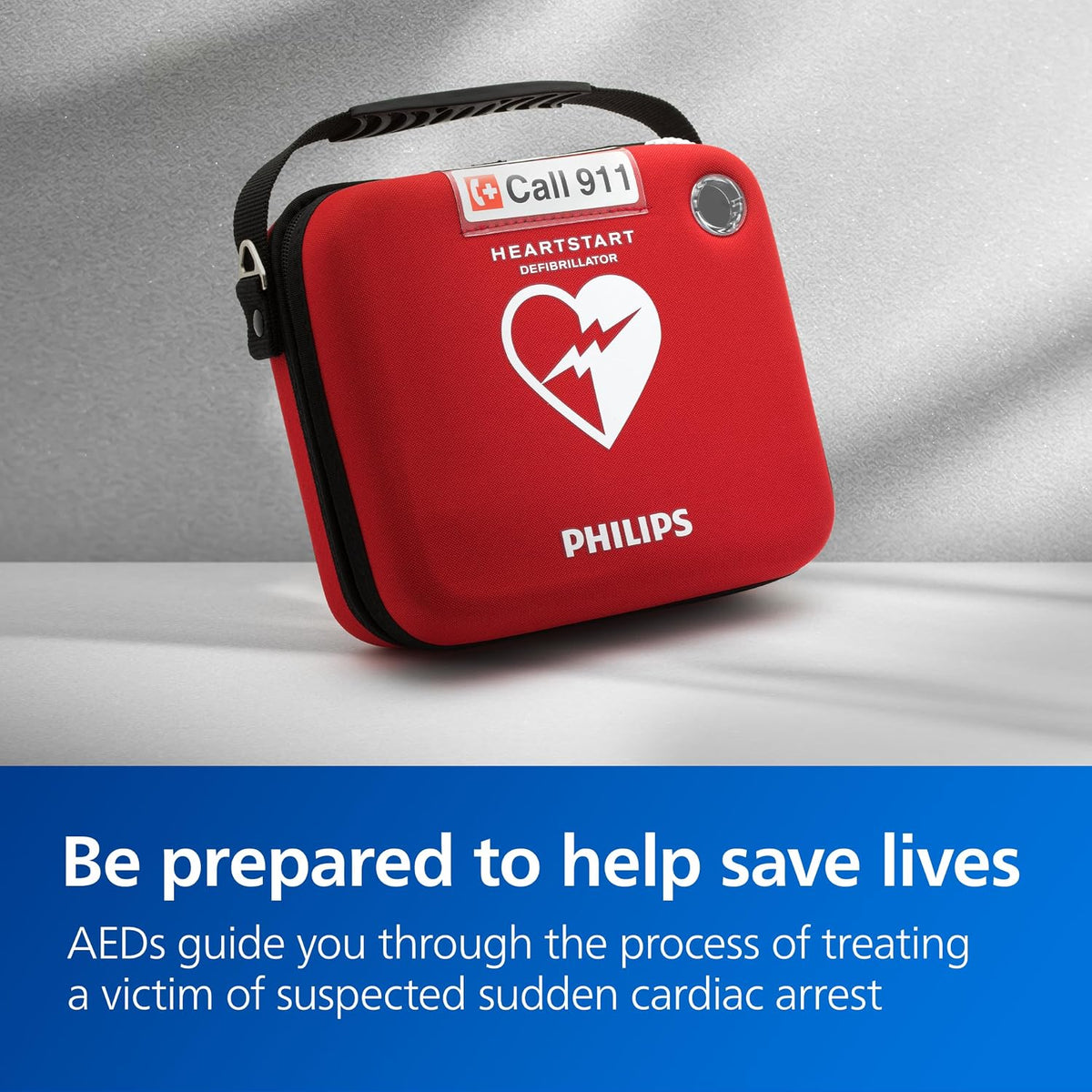 Philips HeartStart OnSite AED Defibrillator, Value Package M5066A-C02VPB