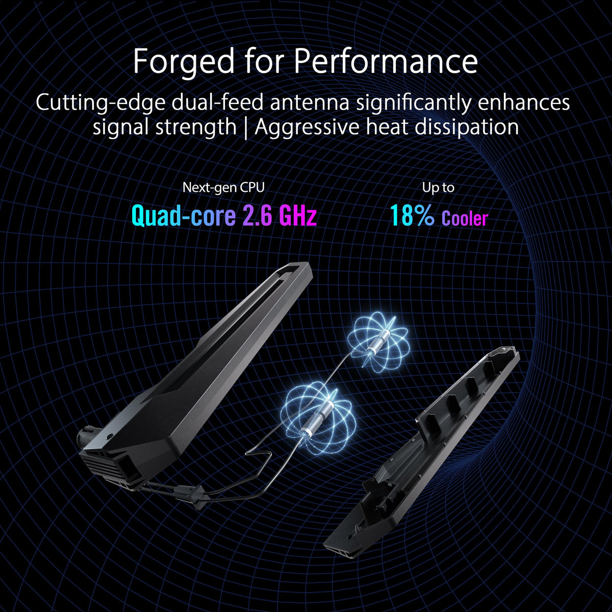ASUS ROG Strix GS-BE12000 WiFi 7 Gaming Router - Tri-Band, 12Gbps, Mesh
