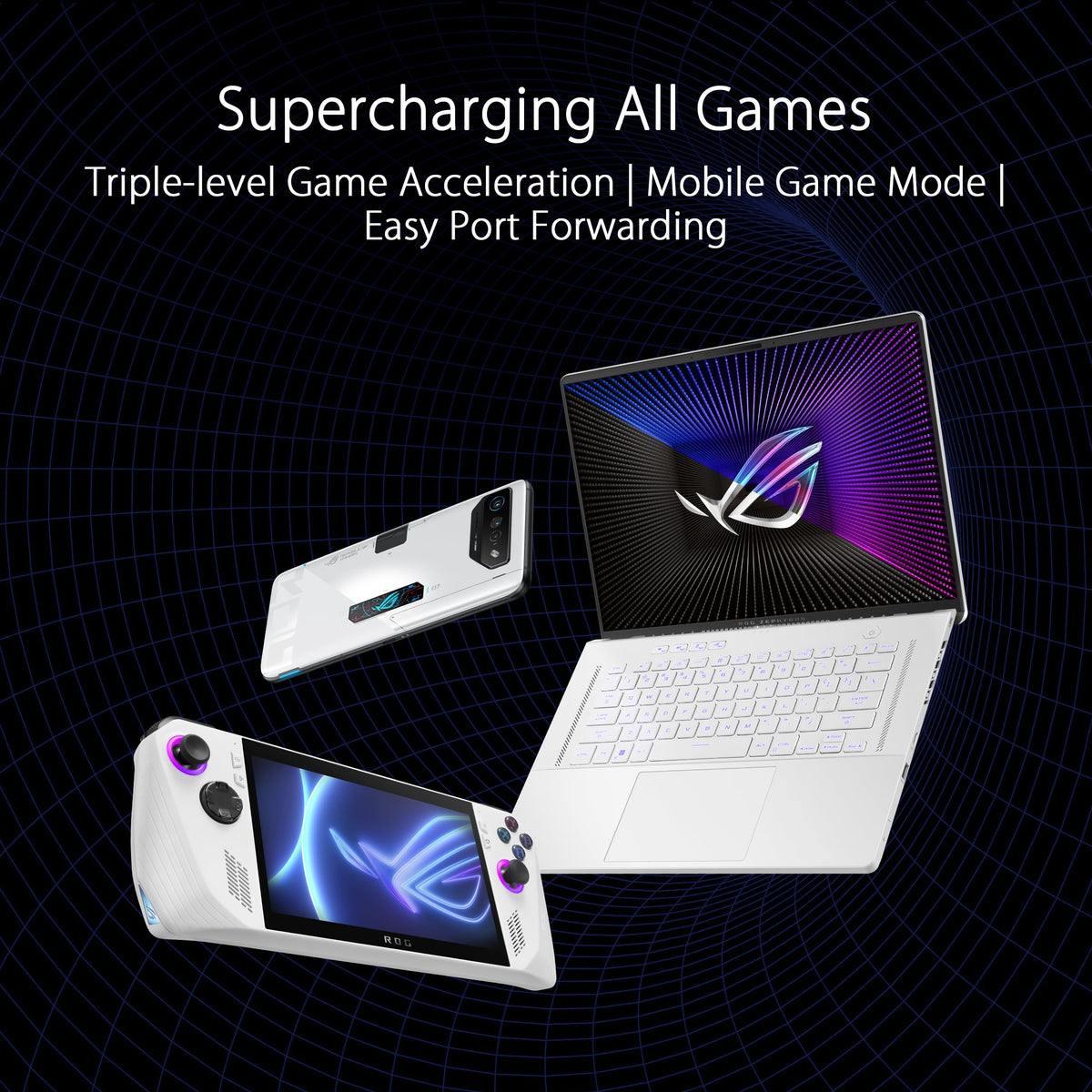 ASUS ROG Strix GS-BE12000 WiFi 7 Gaming Router - Tri-Band, 12Gbps, Mesh