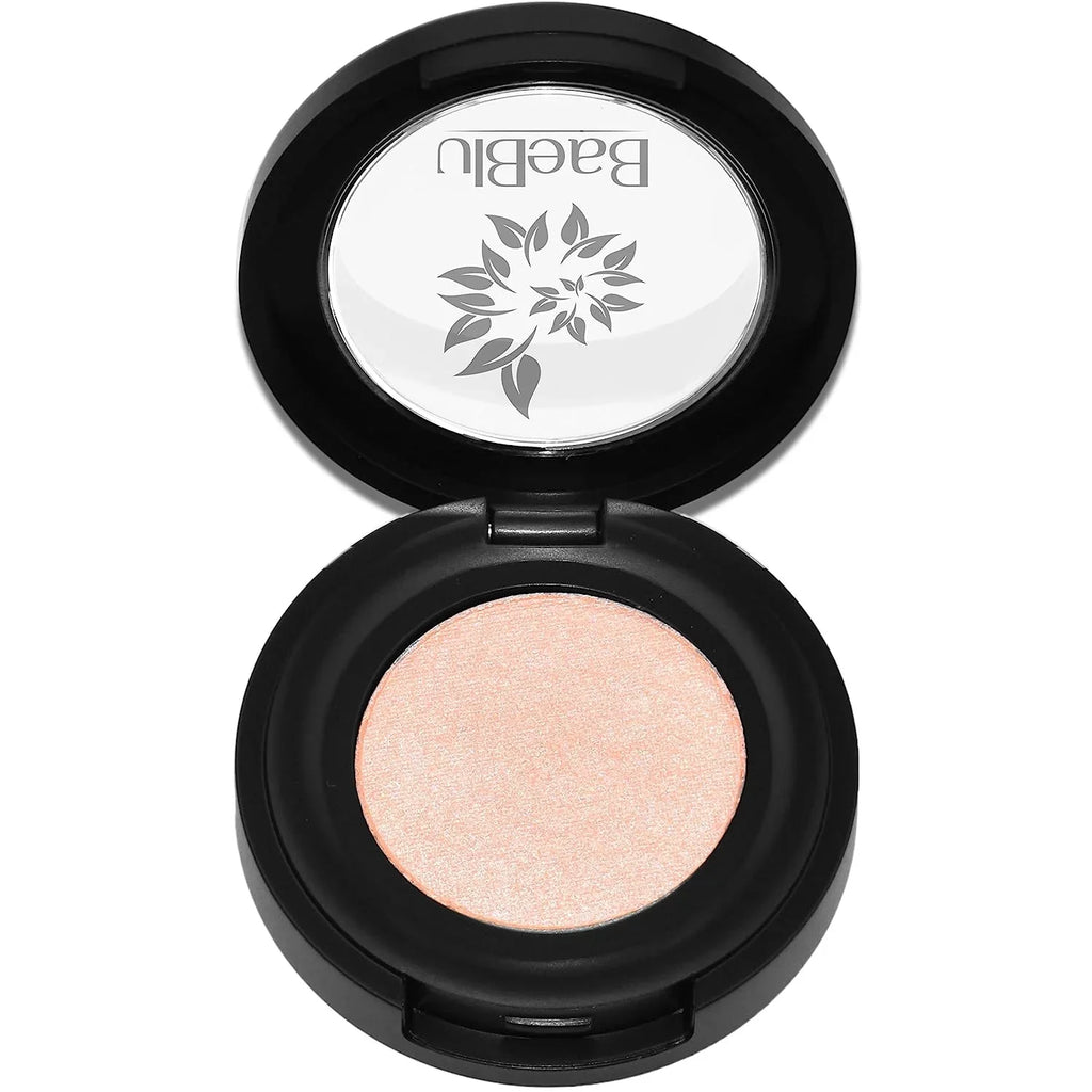 Made Pressed Hypoallergenic Peach Organic Ice Natural Eyeshadow BaeBlu Powder, in 100% Finely Velvety USA, Smooth