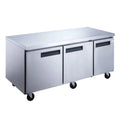 West Kitchen Wduc72F 72 Undercounter 3 Door Worktop Freezer