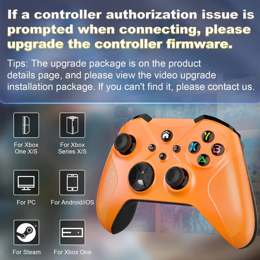Bonacell Wireless Controller For Xbox One, (Watch Video To Update Xbox)Game Controller Compatible With Xbox One/Xbox One X/S, Xbox Series S/X Gamepad Support Turbo/3.5Mm Headphone Jack/Macro Functions