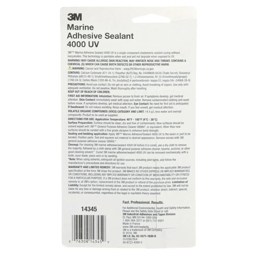 3M Marine Adhesive Sealant 4000 Uv