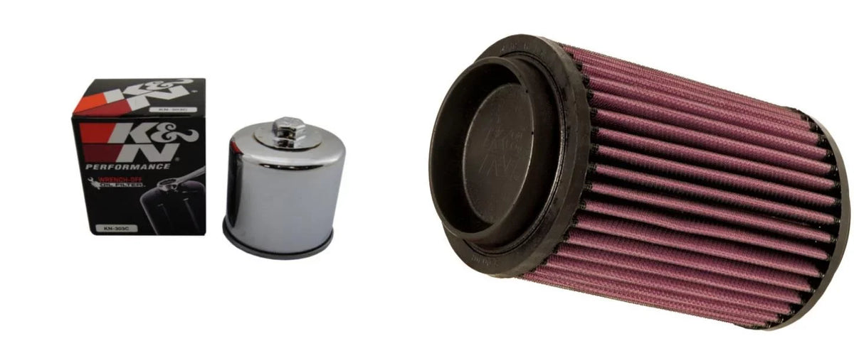 Air Xpedition Kit K&N Oil 2000-2001 Chrome Filter for ATV/UTV 325 and POLARIS