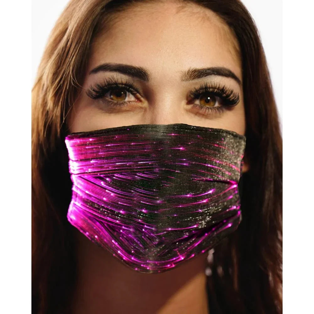 Western Fashion Inc. Led Party Mask - Black 106332