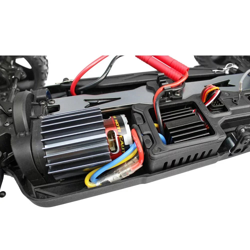 Redcat Racing Blackout Sc Brushed Electric Motor Rc Short Course Truck, Navy