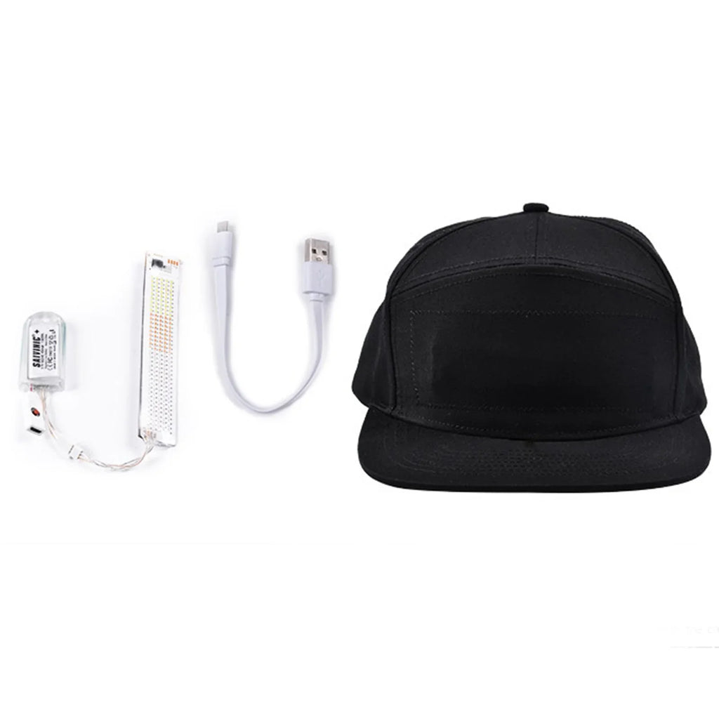 Hats Women's Hats Luminous Camping Ever Sunshade Hat Beach Hats Hat Editing Women Fedora Advertising Summer Women Ponytail Cowboy Hat Hat Tongue Happily Beach Bluetooth Color Display for after