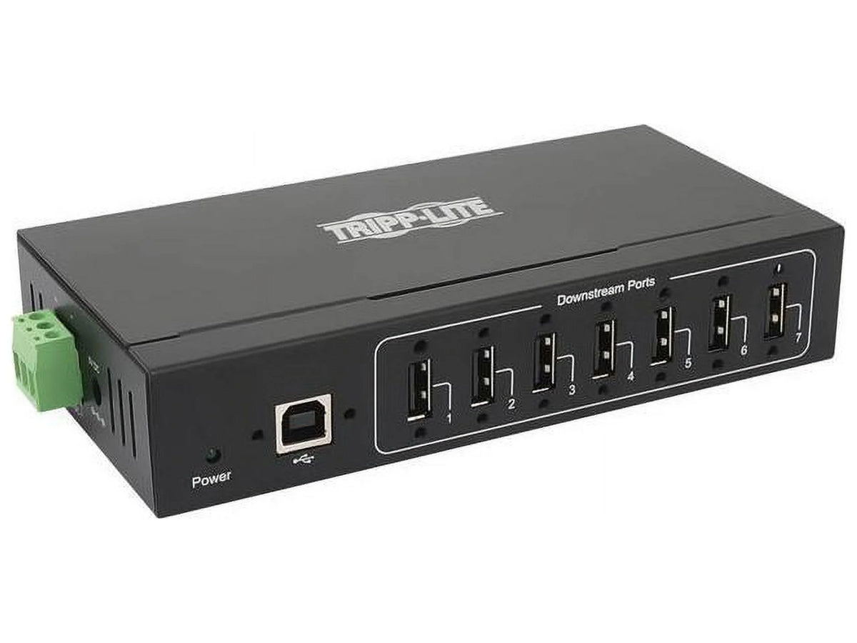 '- Industrial-Grade 2.0 Metal Tripp USB Mac, by Mountable Wall/DIN Immunity L... USB 2.0 7 - Rail Housing - 2.0 Wall/DIN 15 7 B Hub - USB Lite Port(s) 7-Port USB kV Type - Port(s) Mountable - ESD Eaton