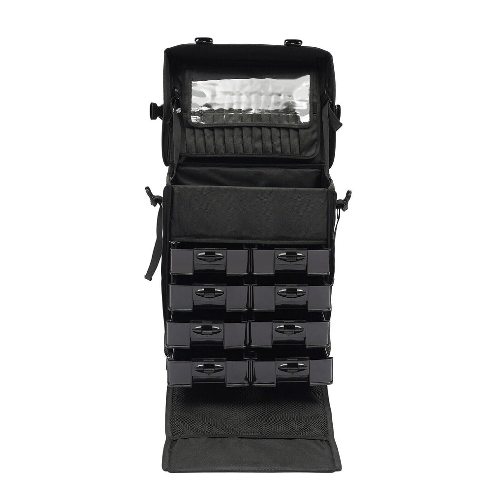 Cosmetic Makeup Trolley, Up Suitcase Trolley, Case, Make Makeup Wheels Case Cosmetic Suitcase Rolling with
