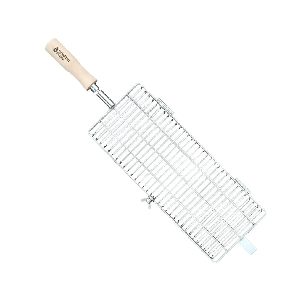 Brazilian Flame Grill Flat Vegetables Rotisserie - Basket