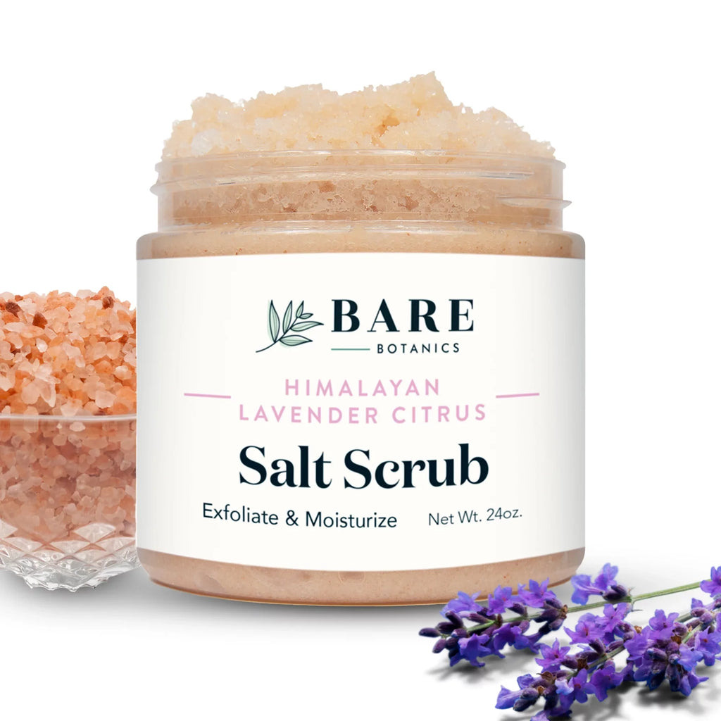 Salt Himalayan 24 Scrub Botanics Bare Body Citrus Lavender Scrub oz