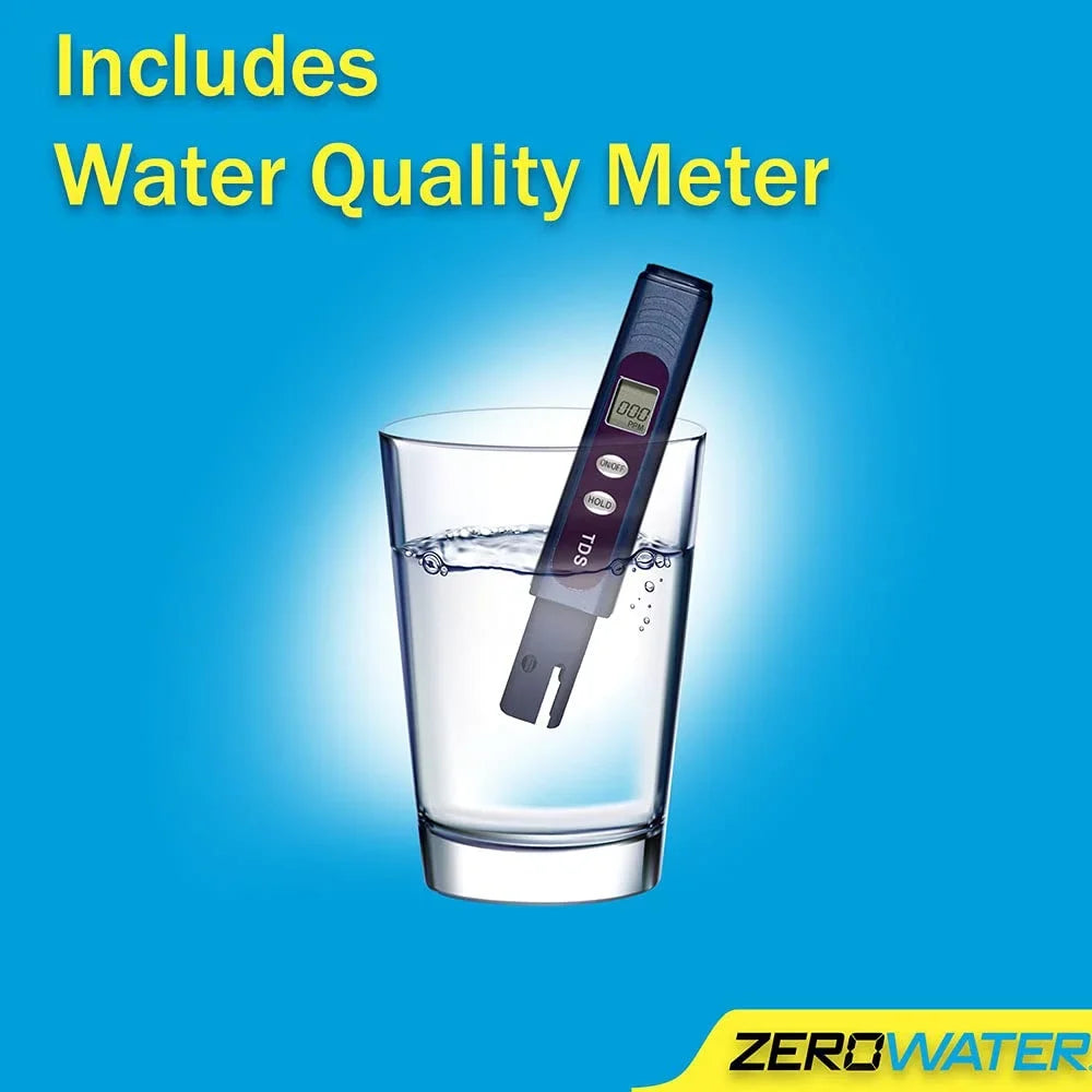 with 10 ZeroWater Ready Free ZD-010RP Pour Cup Meter