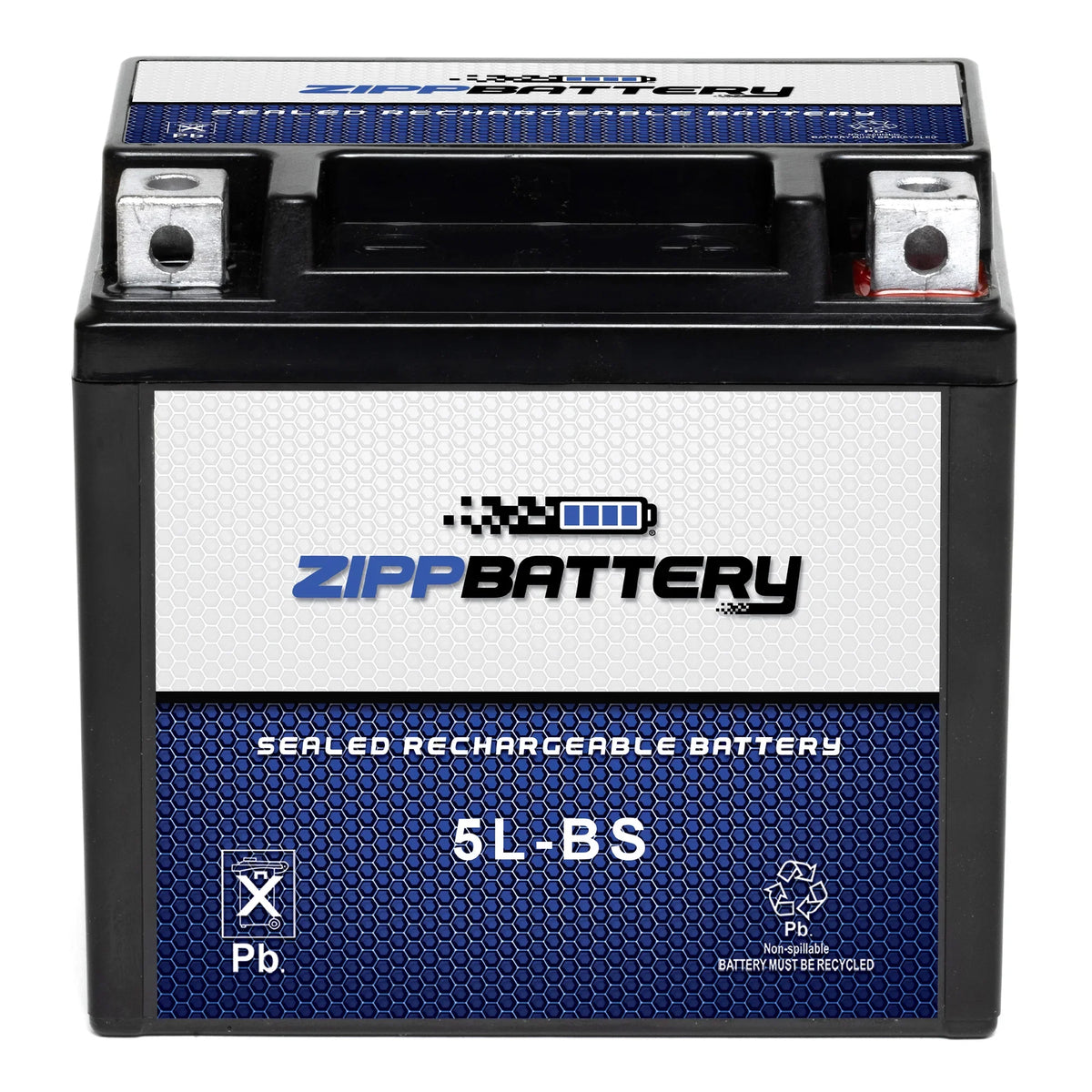Zipp Battery Ytx5L-Bs Atv Battery For Polaris 90Cc Predator Sportsman Outlaw 2003