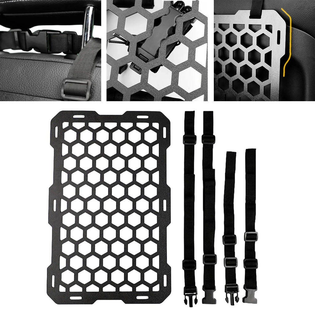 Car Vehicles Seat for Accessories Auto Interior Organizer funtasica Attachments Panel Seat Panel Back for Molle Durable Automotive
