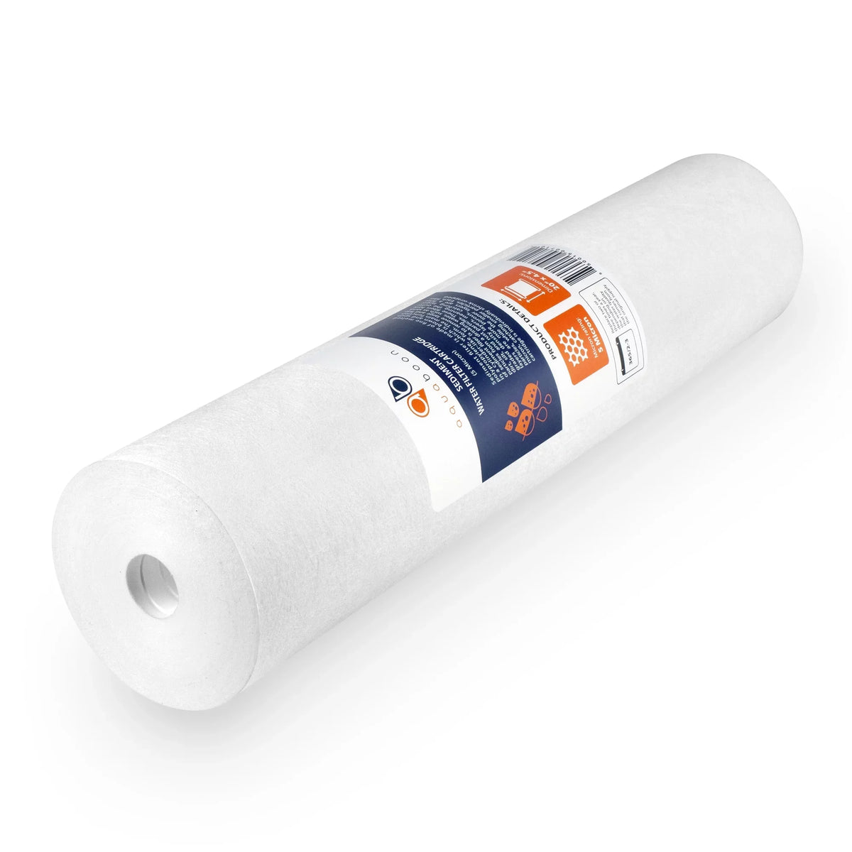 Aquaboon 5 Micron Big Cerulean 20" X 4.5" Gac, Cto Carbon Block & Sediment Replacement Filter Cartridges Set | 1 Set, 3 Packs Ep20-Bb, 2C-20Bb, 155358-43, Dgd-5005-20