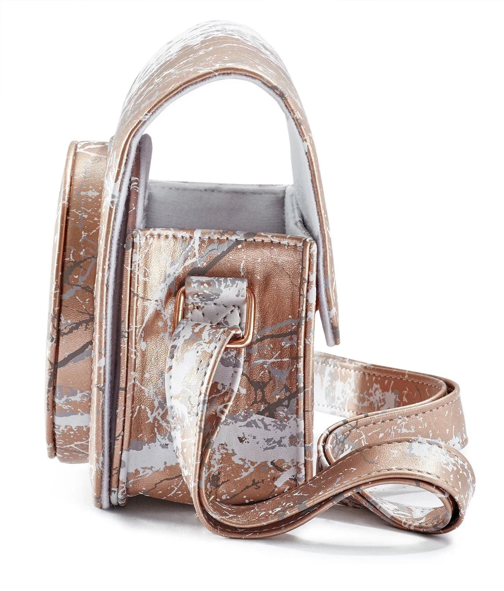 Fujifilm Square Blush Marble SQ6 Gold Instax Camera Case,