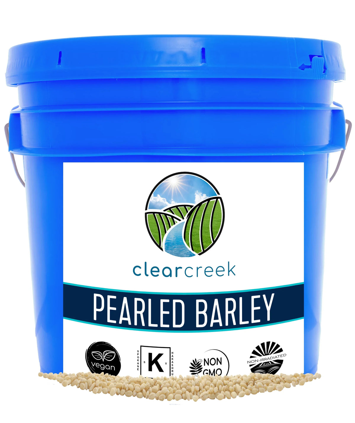 Non | | 25 Pearled | Food | GMO Kosher Storage Bulk lbs Bucket Barley