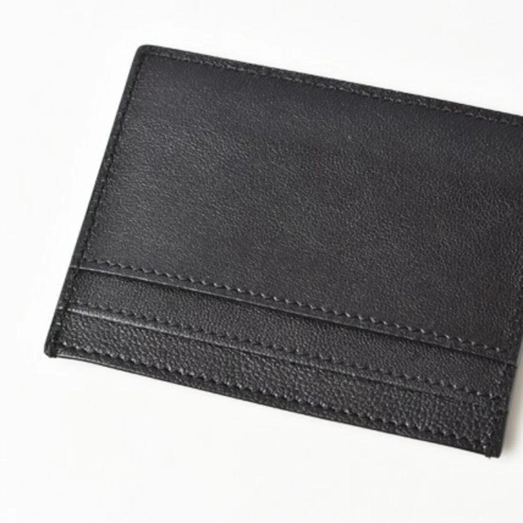 Pattern Saint YSL / 375949 LAURENT Laurent SAINT (Like Card Studs New) Leather Pre-Owned Case Black Paisley