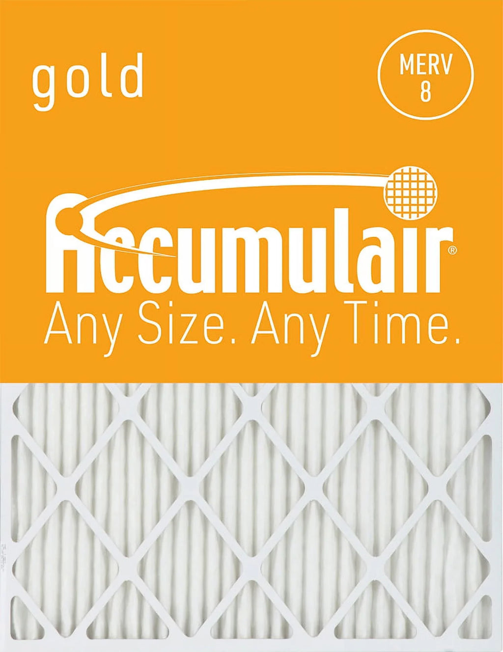 MERV 8 Air Accumulair Gold 16x20x1 (4 Filter Pack)