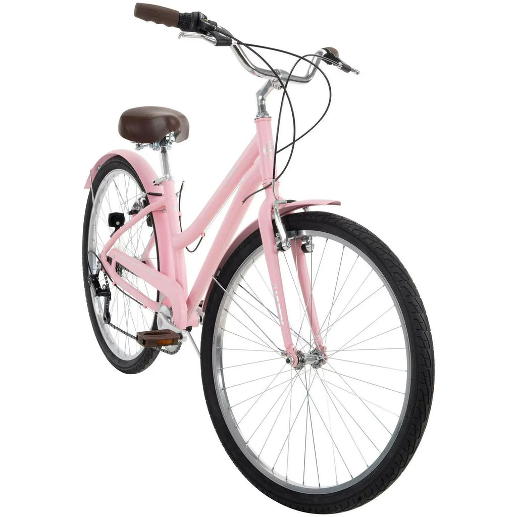 Huffy Women'S 27.5 In. Sienna Comfort Bike, 7 Speed, Pink