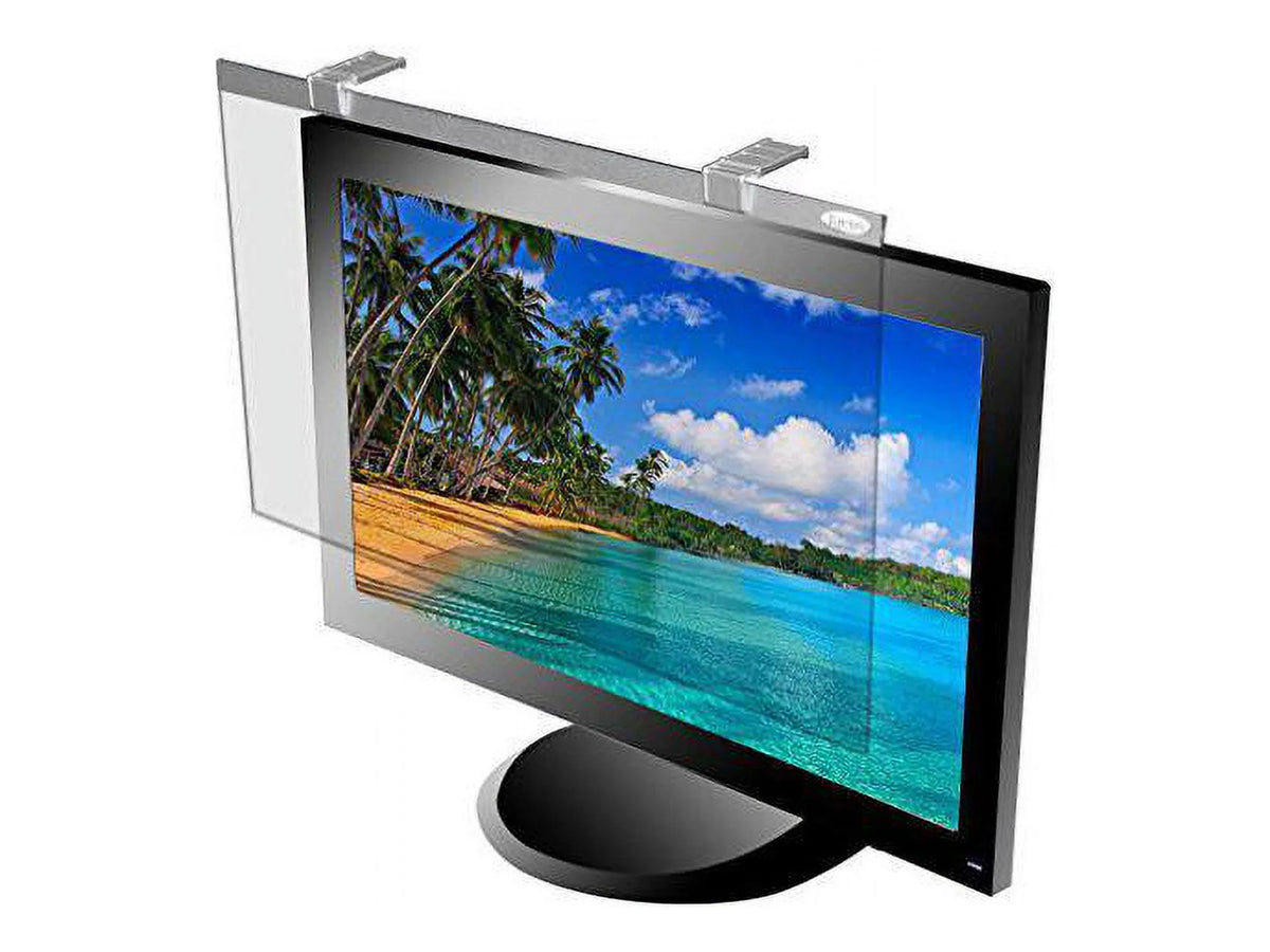 Widescreen Resistant Filter 20" LCD Scratch Silver For Protective Monitor Kantek -