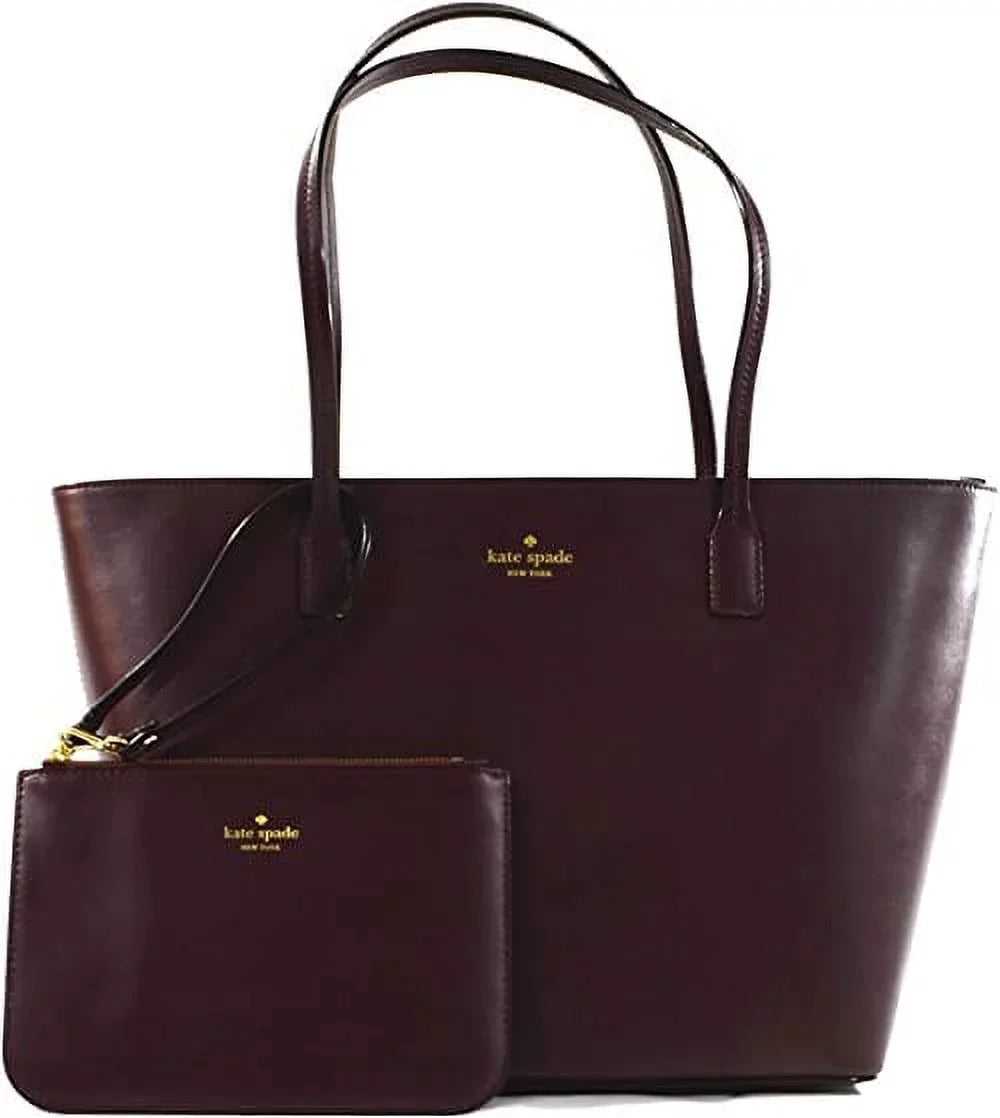Harmony Smooth Pouch Spade Leather Small Bag Kate Place Matching Shoulder Wristlet Handbag Tote with Purse Bennet