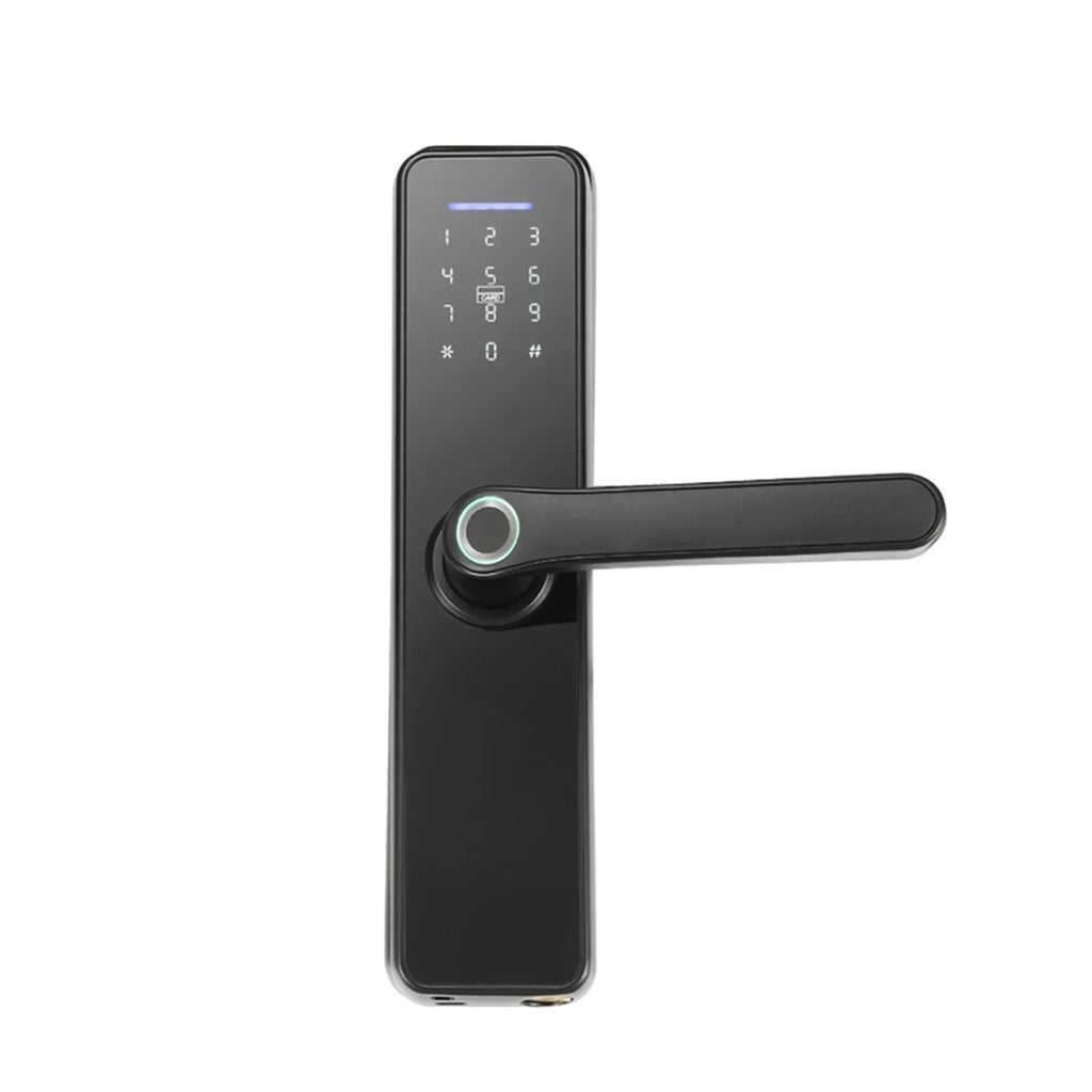 Wafu Smart Fingerprint Lock For Office Door Secure Touchscreen Keypad & Mechanical Key