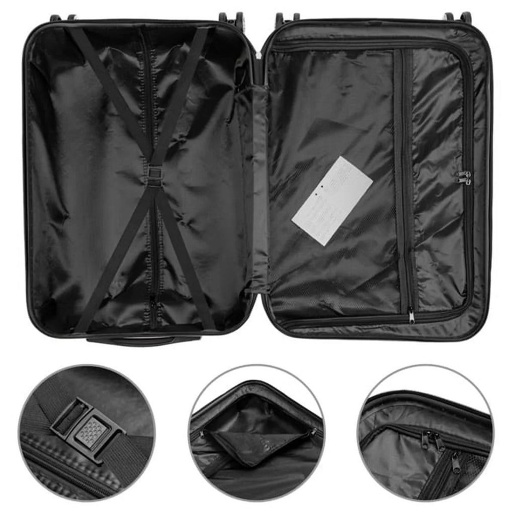 Storage Capacity Set Large Traveling Suitcase 3-in-1 Multifunctional Luggage
