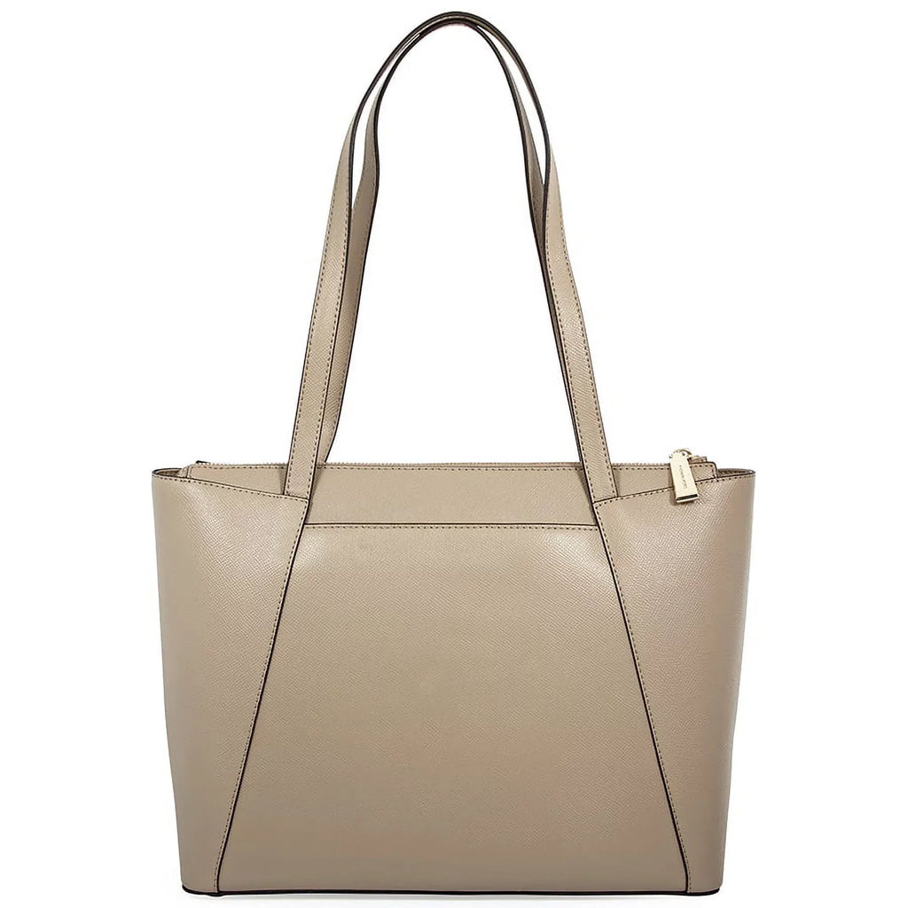 Crossgrain Maddie Michael Leather Medium Kors Tote-Truffle