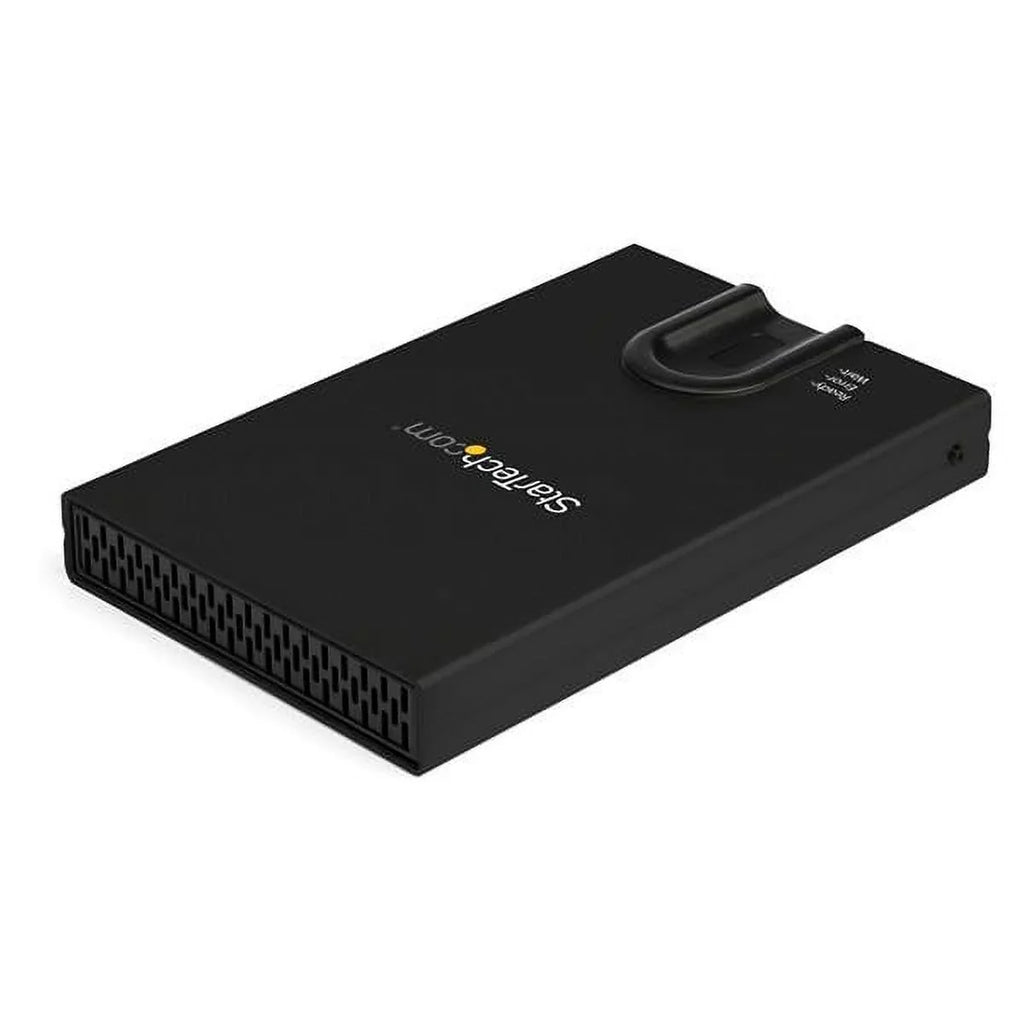 Startech.Com Usb 3.0 To 2.5-Inch Sata External Hard Drive Enclosure With Secure Biometric Fingerprint/Password Access For 256-Bit Aes Encrypted Usb 3.1 Version 1 5Gbps Ssd/Hdd Data Transfer - Portable
