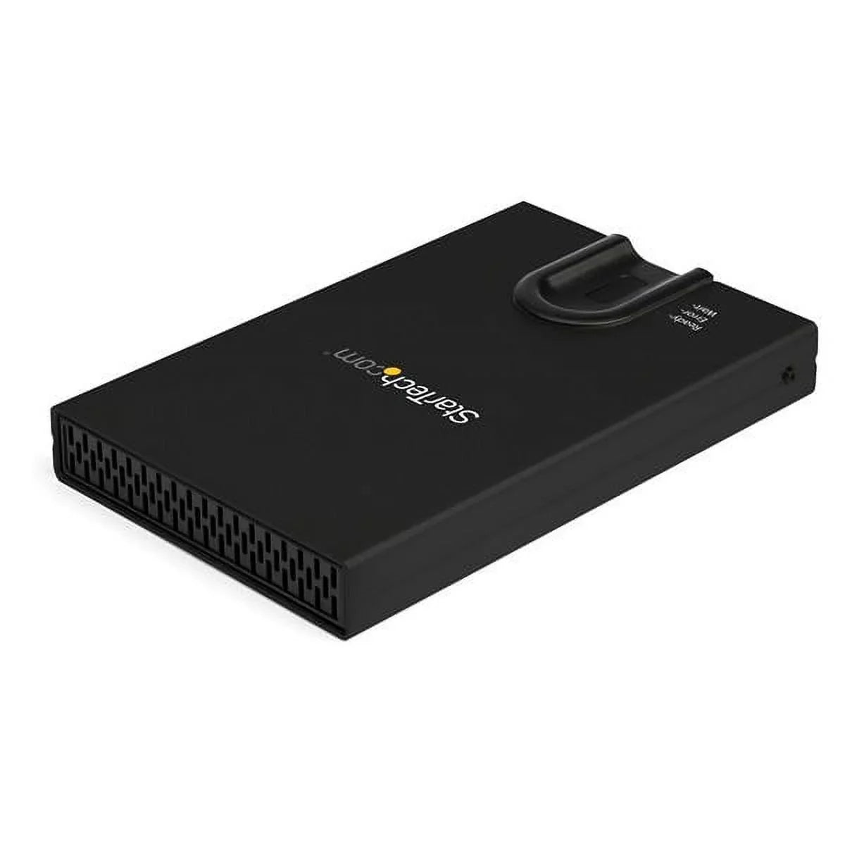 Startech.Com Usb 3.0 To 2.5-Inch Sata External Hard Drive Enclosure With Secure Biometric Fingerprint/Password Access For 256-Bit Aes Encrypted Usb 3.1 Version 1 5Gbps Ssd/Hdd Data Transfer - Portable